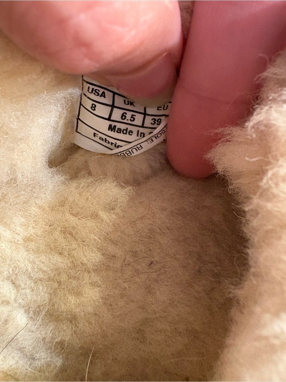 UGG Women's Dakota Gray Suede Shearling Lined Slipper size 8 - Picture 5 of 5